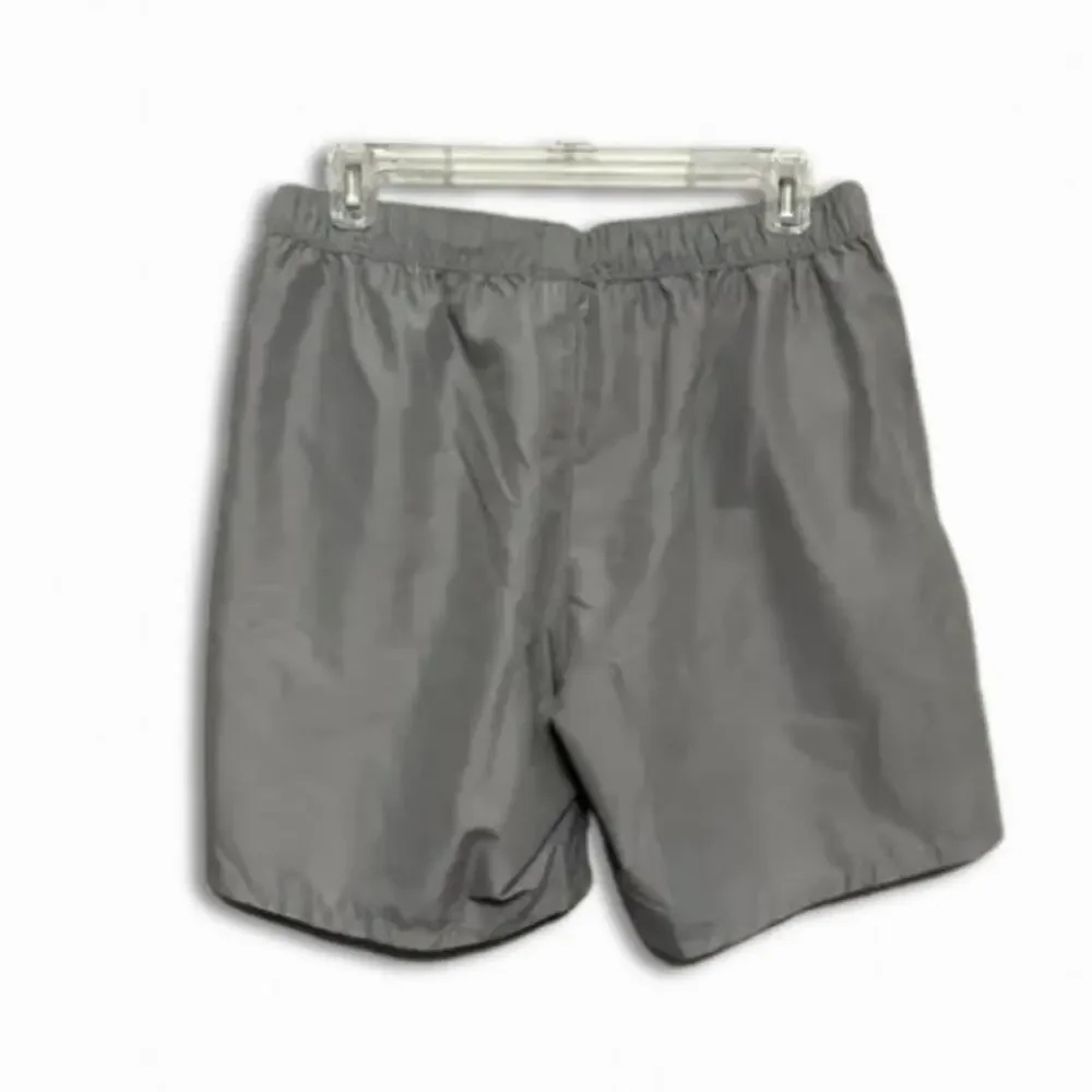 ASOS Swim Trunks Elastic Waistband Quick-Dry Adjustable Drawstring Gray 34 NWT